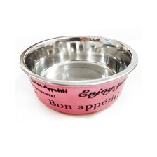 Nobleza nerezová miska 14,3 x 5,4 cm, 0,71L ružová